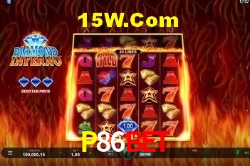 Interface moderna da plataforma P86Bet